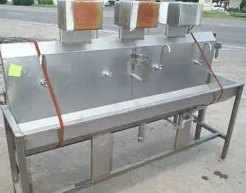 Tanque de lavado de acero inoxidable - 40 galones