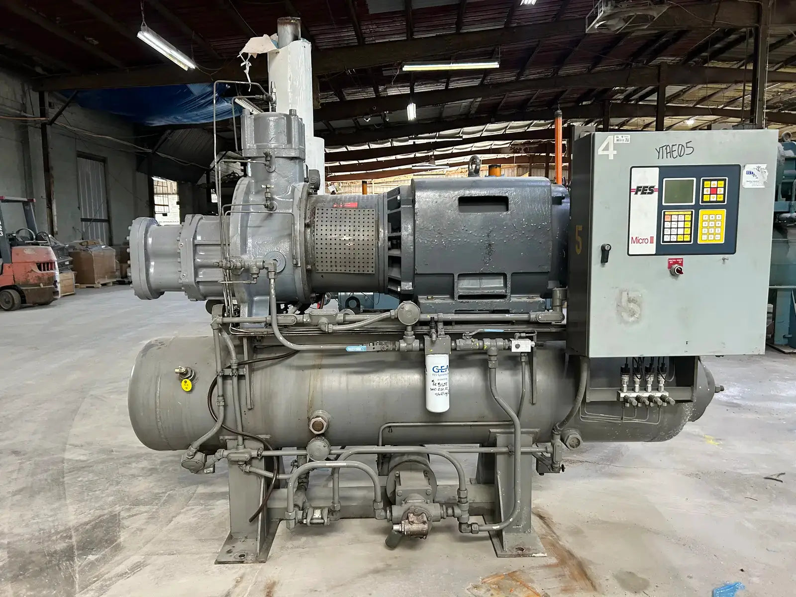 FES 16L Rotary Screw Compressor Package (Kobelco KS16LGB, 250 HP 460 V