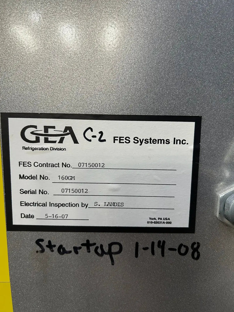 Paquete de compresor de tornillo rotativo GEA 160GM (GEA M-5, 200 HP, 460 V)