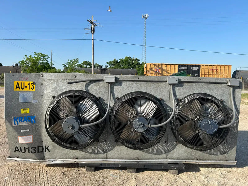 Krack DTX3S-720-DXA-A-LH Ammonia Evaporator Coil - 6 TR, 3 Fans (Low Temperature)