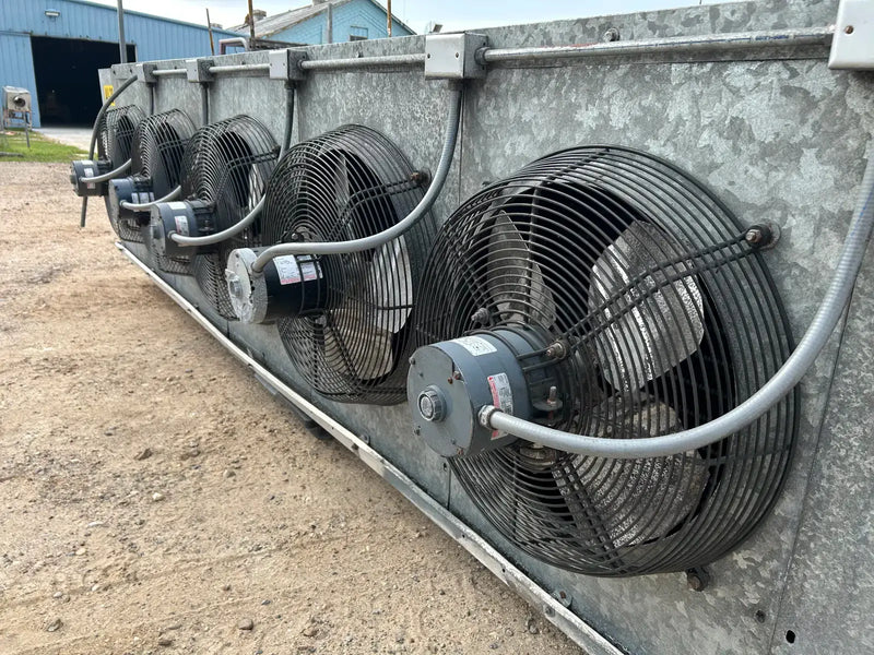 Krack DTX5S-1200-DXA-HGC-LH Ammonia Evaporator Coil - 10 TR, 5 Fans (Low Temperature)