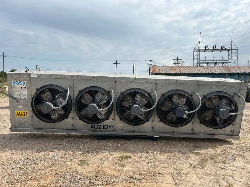 Krack DTX5S-1640-DXA-HGU-LH Ammonia Evaporator Coi l- 13.6 TR, 5 Fans (Low Temperature)