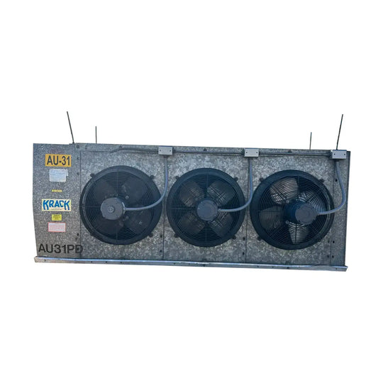 Krack DTX3S-810-DXA-HGC-LH Ammonia Evaporator Coil - 6.75 TR, 3 Fans (Low Temperature)