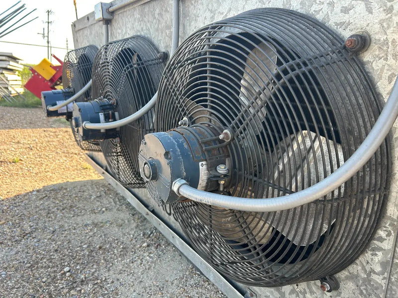 Krack DTX3S-810-DXA-HGC-RH Ammonia Evaporator Coil - 6.75 TR, 3 Fans (Low Temperature)