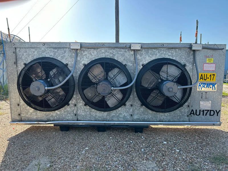 Krack DTX3S-720-DXA-A-RH Ammonia Evaporator Coil - 6 TR, 3 Fans (Low Temperature)