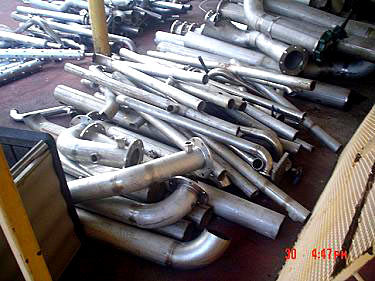 10.5 in., 8.5 in. and 4 in. 304 Stainless Steel Tubing Not Specified 