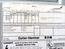 Interruptor de seguridad de servicio pesado Cutler-Hammer / Eaton - 100 amperios