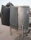 1990 Cherry Burrell Feldmeier Equipment Stainless Steel Single Shell Tank – 300 Gallon Cherry Burrell Feldmeier Equipment 