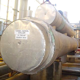 1990 Precision Heat Exchanger Co. Tube Chiller with Surge Drum Precision Heat Exchanger Co. 