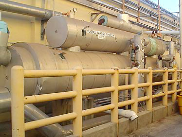 1990 Precision Heat Exchanger Co. Tube Chiller with Surge Drum Precision Heat Exchanger Co. 