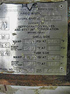 1990 RVS 431 Ton Ammonia Chiller Plus 38 Ton Glycol Chiller RVS 
