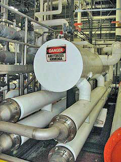 1990 RVS 431 Ton Ammonia Chiller Plus 38 Ton Glycol Chiller RVS 