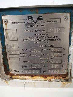 1990 RVS 431 Ton Ammonia Chiller Plus 38 Ton Glycol Chiller RVS 