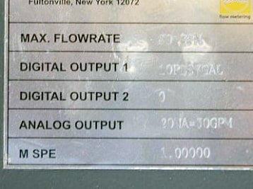 1991 Accurate Metering Flow Meter and Diessel Converter Accurate Metering Systems, Inc. 