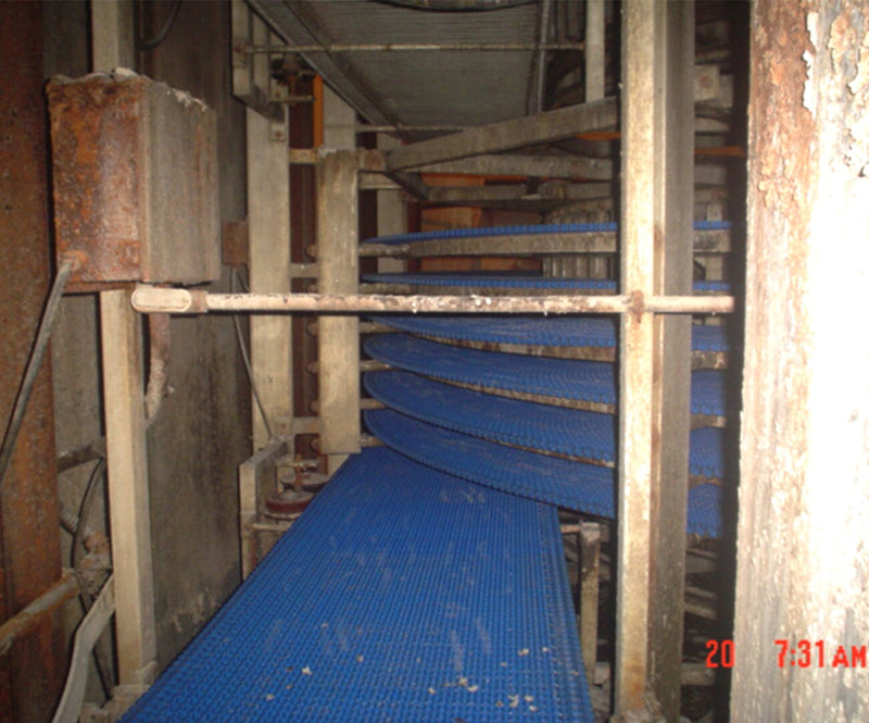 1991 I.J. White Double Spiral Freezer Conveyor I.J. White 