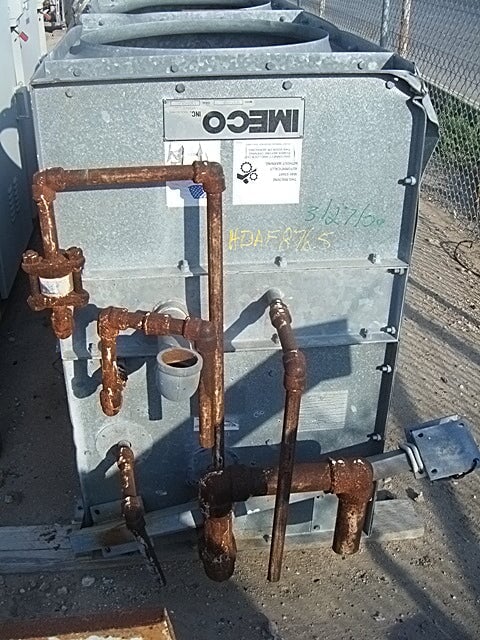 1991 Imeco Ammonia Evaporator 7.5 Tons Imeco 