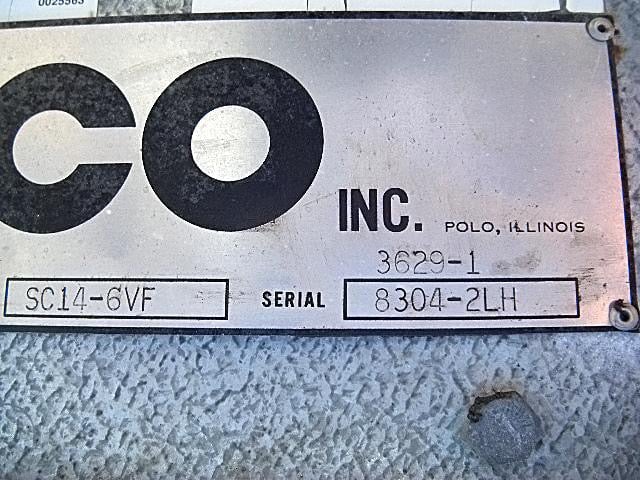 1991 Imeco Ammonia Evaporator 7.5 Tons Imeco 