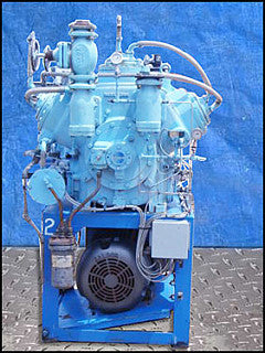 1992 Mycom 6 Cylinder 2-stage Compound Reciprocating Compressor – 75 HP Mycom 