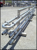 1992 Waukesha Cherry Burrell Corrugated Triple Tube Heat Exchanger- 20 Ft. Waukesha Cherry-Burrell 