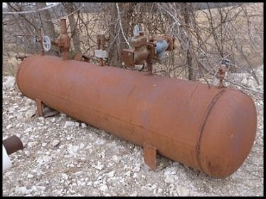 1993 Frick Horizontal Ammonia Receiver – 30 in. dia x 12 ft. L Frick 