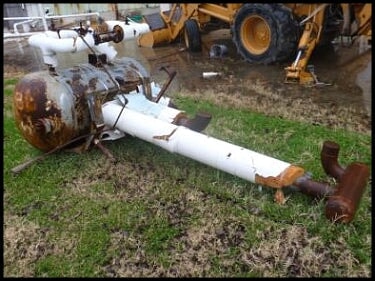 1994 EL Nickell Ammonia Surge Drum - 150 gallon E.L. Nickell 