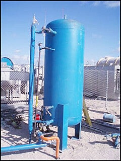 1994 Refrigeration Valves & Systems Ammonia Vertical Receiver- 360 Gallon RVS 