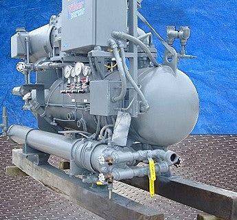1995 Vilter Single Screw Ammonia Compressor Package-125 hp Vilter 