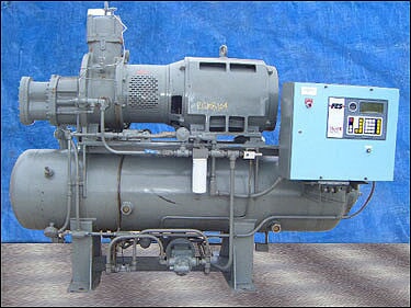 1996 FES 16L / Kobe KS16LGB High Stage Rotary Screw Compressor Package – 250 HP FES / Kobe 