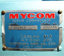 1996 Mycom 250VLD Rotary Screw Compressor Package (Less Screw & Compressor) Mycom 