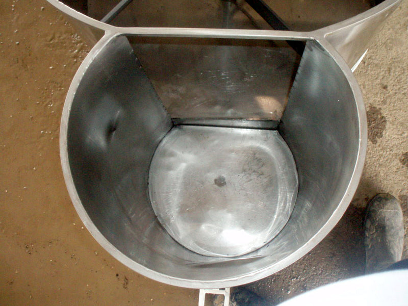 1996 Stainless Steel Double Tank with Mixer – 88.4 Gallons Genemco 