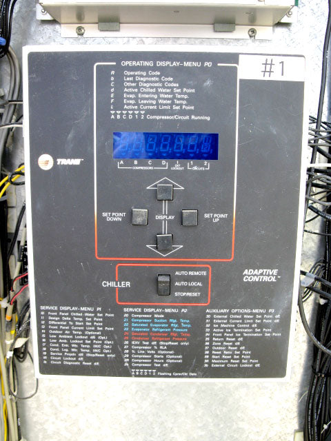 1997 Trane Air Cooled Liquid Chiller- 215 Tons Trane 