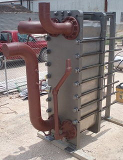 1998 APV/FES Flooded NH3 Plate Heat Exchanger - 2,408 sq. ft. APV/FES 