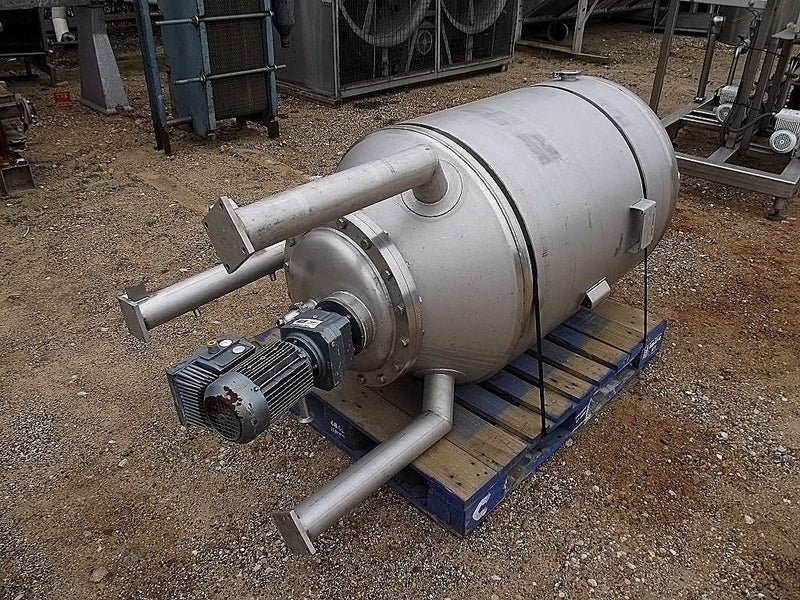 2000 Berchtold Aseptic Stainless Steel Vertical Tank - 130 gallons Berchtold 