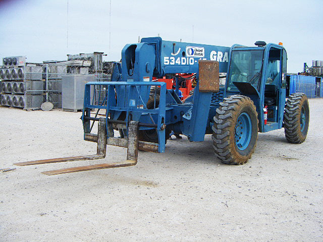 2000 Gradall 10,000 Lb 4x4 Telescopic Telehandler Forklift Gradall 