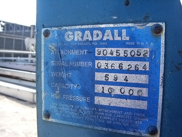 2000 Gradall 10,000 Lb 4x4 Telescopic Telehandler Forklift Gradall 