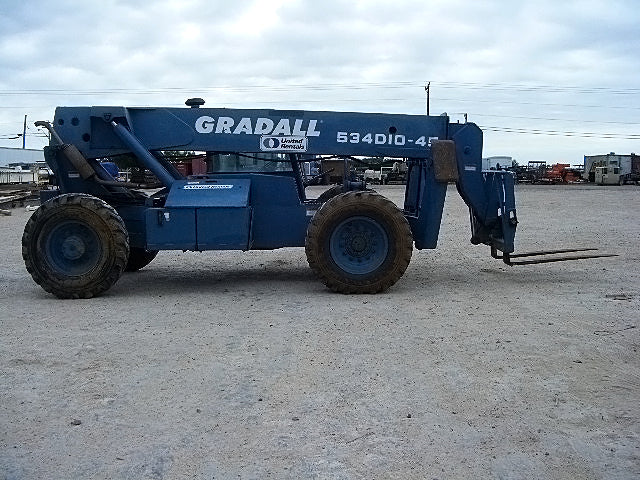 2000 Gradall 10,000 Lb 4x4 Telescopic Telehandler Forklift Gradall 