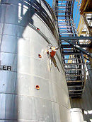 2000 Refrigeration Valves and Systems Vertical Intercooler - 132 in. Dia. x 15 ft. 10 in. H. RVS 