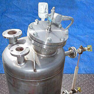 2002 Mechanical Maintenance Inc. Stainless Steel Vacuum Receiving Tank- 100 Gallon Mechanical Maintenance Inc. 