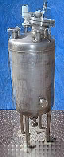 2002 Mechanical Maintenance Inc. Stainless Steel Vacuum Receiving Tank- 100 Gallon Mechanical Maintenance Inc. 