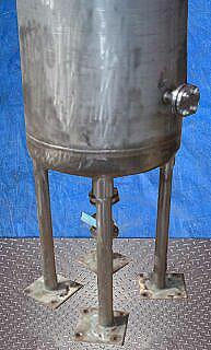 2002 Mechanical Maintenance Inc. Stainless Steel Vacuum Receiving Tank- 100 Gallon Mechanical Maintenance Inc. 