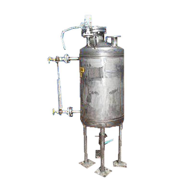 2002 Mechanical Maintenance Inc. Stainless Steel Vacuum Receiving Tank- 100 Gallon Mechanical Maintenance Inc. 