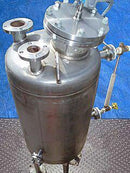 2002 Mechanical Maintenance Inc. Stainless Steel Vacuum Receiving Tank- 100 Gallon Mechanical Maintenance Inc. 
