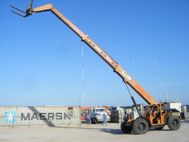 2004 Lull 9,000 Lb 4x4x4 Diesel Telescopic Telehandler Forklift Lull 
