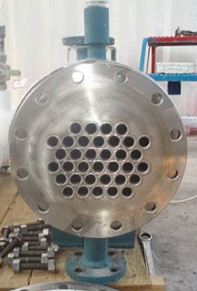 2004 Yula Corp Active Waste Heater/Shell & Tube Heat Exchanger - 20.6 sq. ft. YULA CORP 
