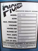 2005 Pioneer Air Systems Heatless Regenerative Dryer Pioneer Air Systems, Inc. 