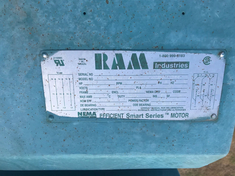 2007 Frick RWF-316 Screw Booster Compressor - 235 HP (Minus Screw Compressor) Frick 