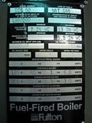 2007 Fulton Thermal Corporation Natural Gas Fired Steam Boiler – 50 HP Fulton Thermal Corporation 