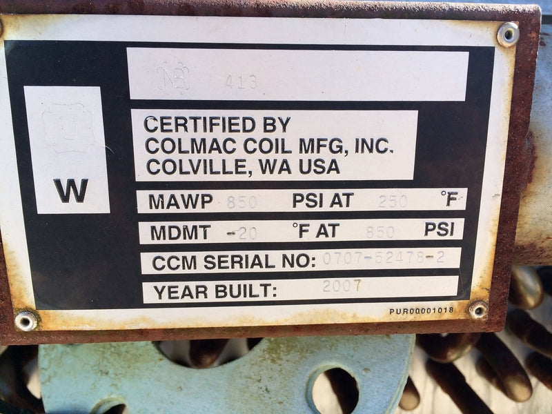 2007 Vilter Air-cooled Condenser / Cooler Vilter 