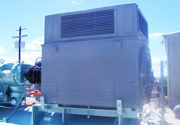 2400 / 4160 V General Electric Motor- 700 HP General Electric 