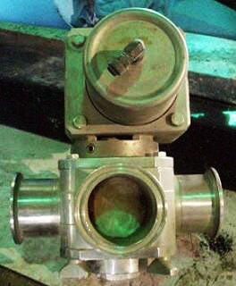 Alfa Laval Koltek 3-Way Stainless Steel Air Actuated Shutter Valve Alfa Laval Koltek 